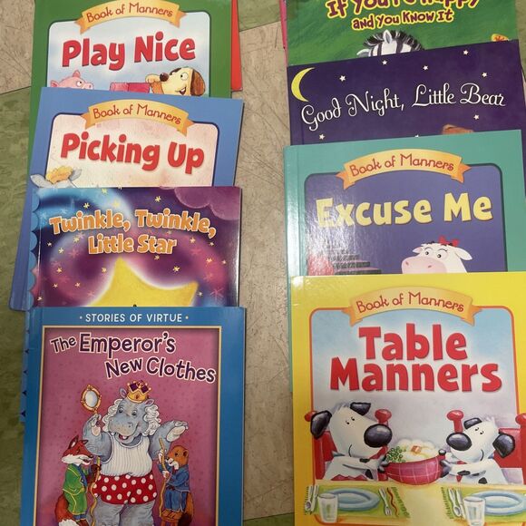 Books Of Manners Stories Of Virtue Set of 20 PI Kids Children's Book In Case - Picture 3 of 6